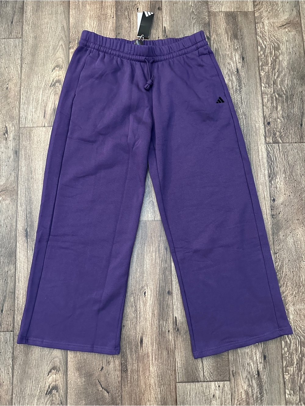 Adidas Multi Sport Wide Leg Comfy Cozy Pants Women’s Size XL Plum/Black